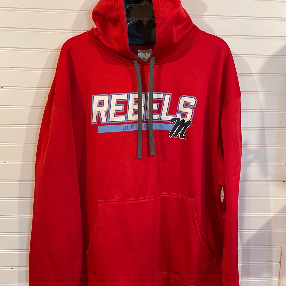 Ole Miss Rebels Knights Apparel Pro Edge Red Sweatshirt X-Large